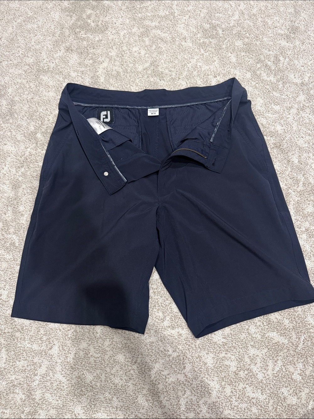 FootJoy Men's Navy Hybrid Golf Shorts